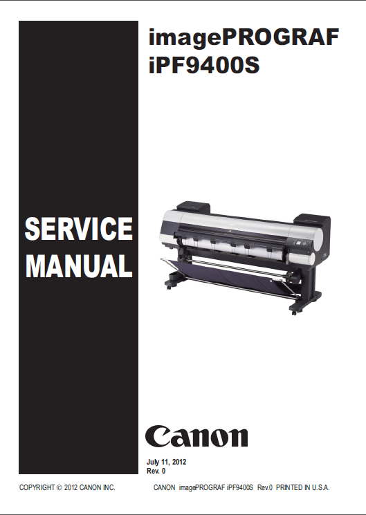 Canon ImagePROGRAF iPF9400S Service Manual-1